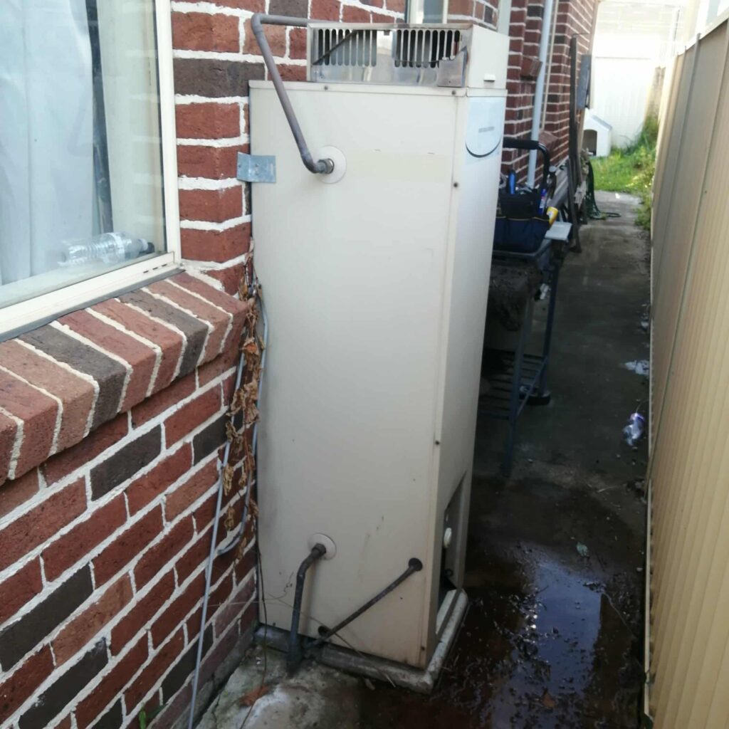 Old gas hot water system not working